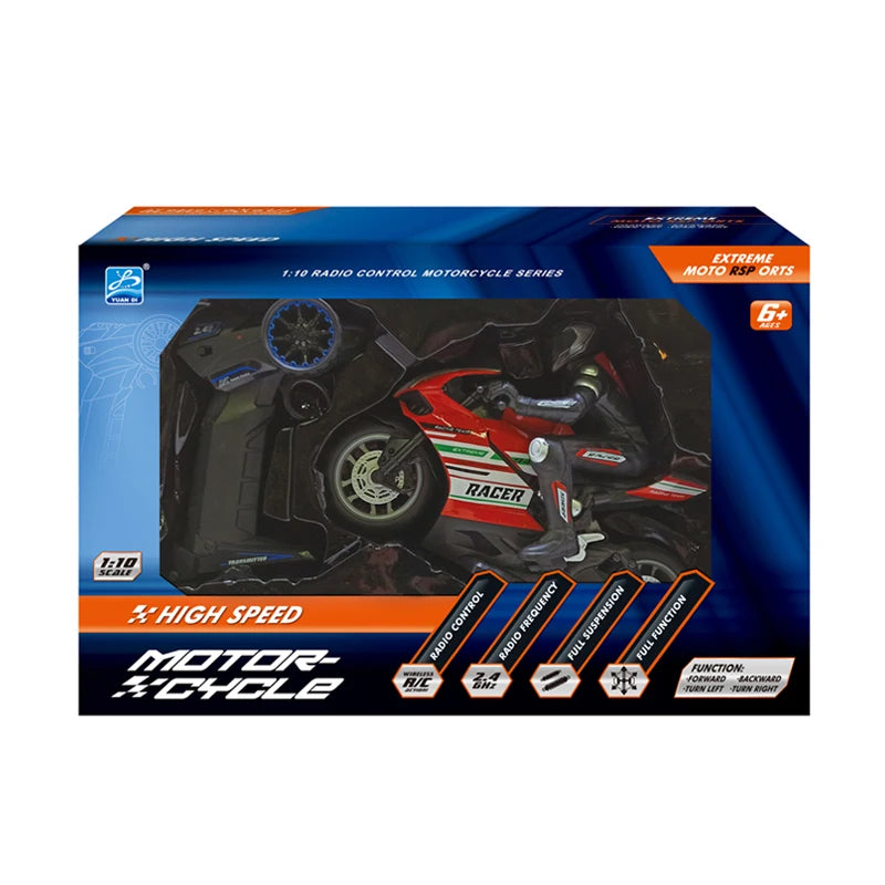 Conusea 2.4G High Speed RC Stunt Motorbike &ndash; 30 Minutes Drive Time
