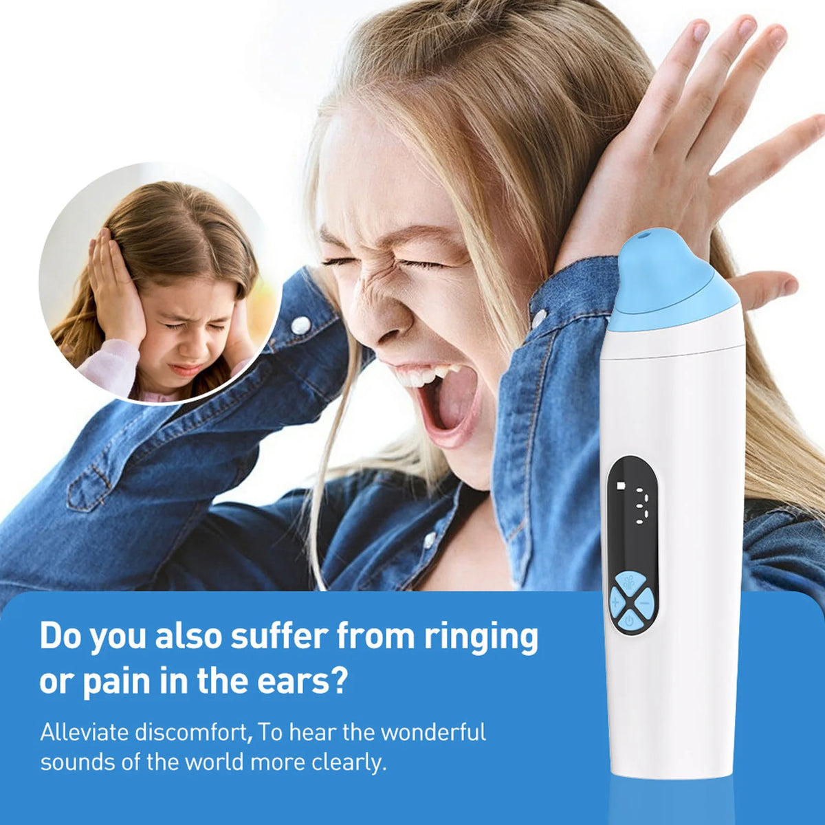 Ear Pressure Reliever Eustachian Device &ndash; Tinnitus Relief Default Title