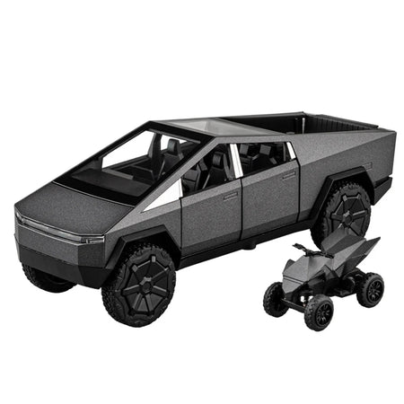 1/32 Scale Alloy Pickup Truck with Sound and Light Features Gray
