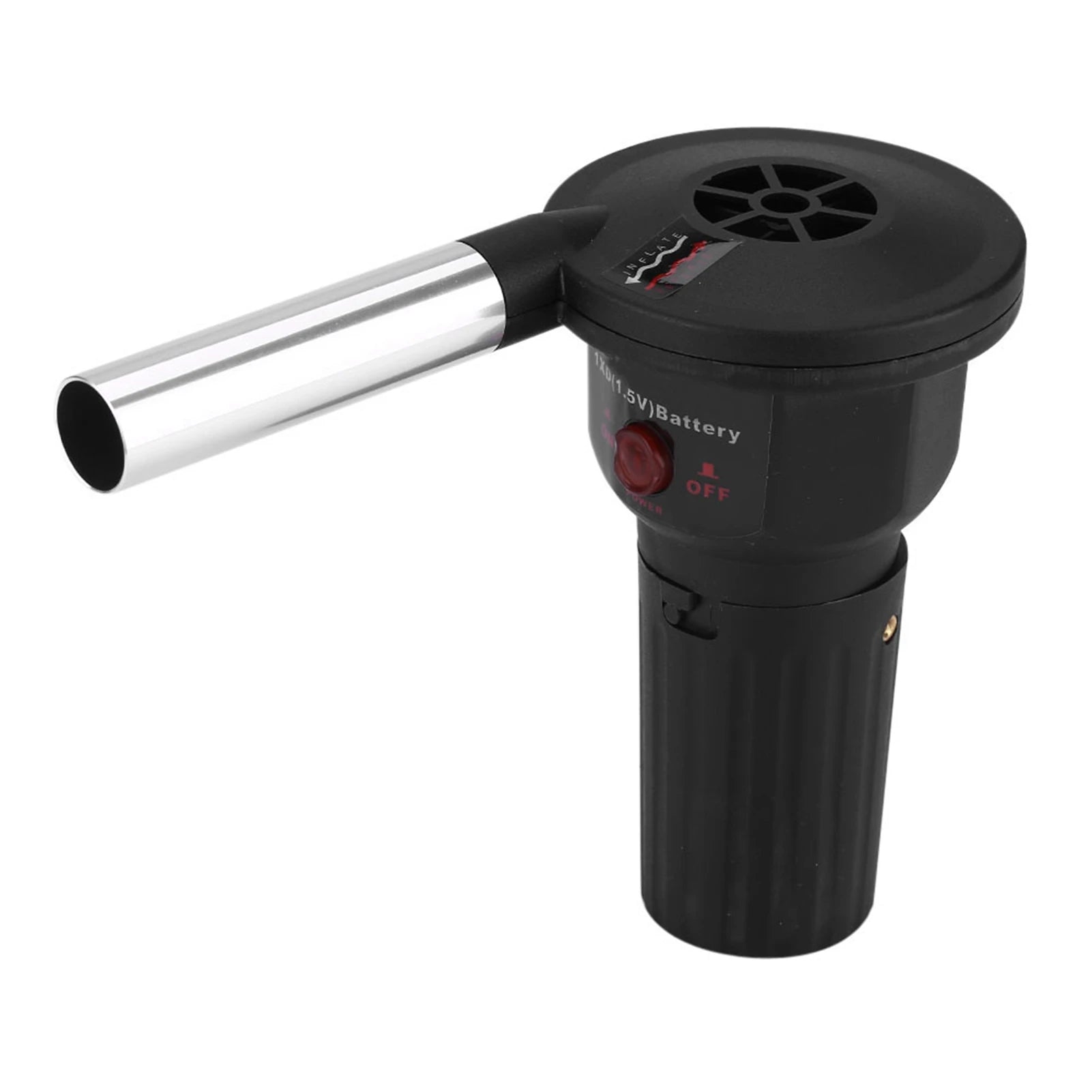 BBQ Blower Portable Battery Powered Fan &ndash; Outdoor Grilling black