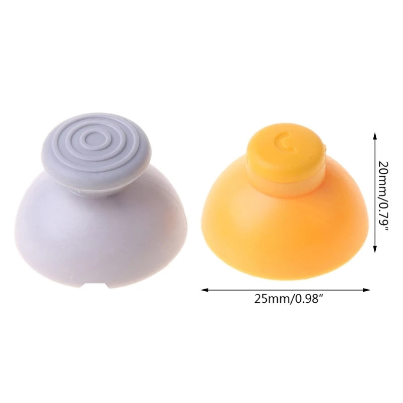 2025 2Pcs Replacement Analog Joystick Thumb Stick Silicone for GameCube Controller