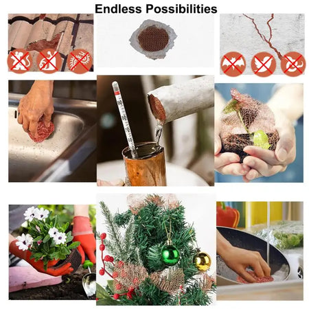 Copper Wire Mesh for Signal Shielding, Pest Control &amp; Garden Decor