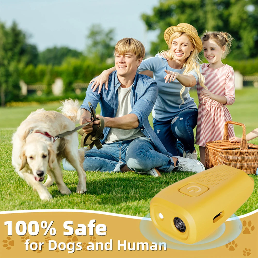 Type-C Mini Ultrasonic Dog Trainer &ndash; LED Flashlight