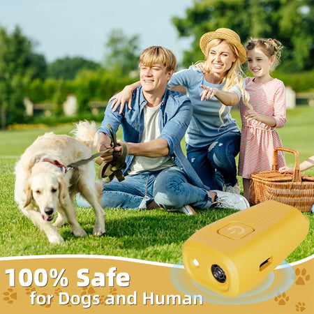 Type-C Mini Ultrasonic Dog Trainer &ndash; LED Flashlight