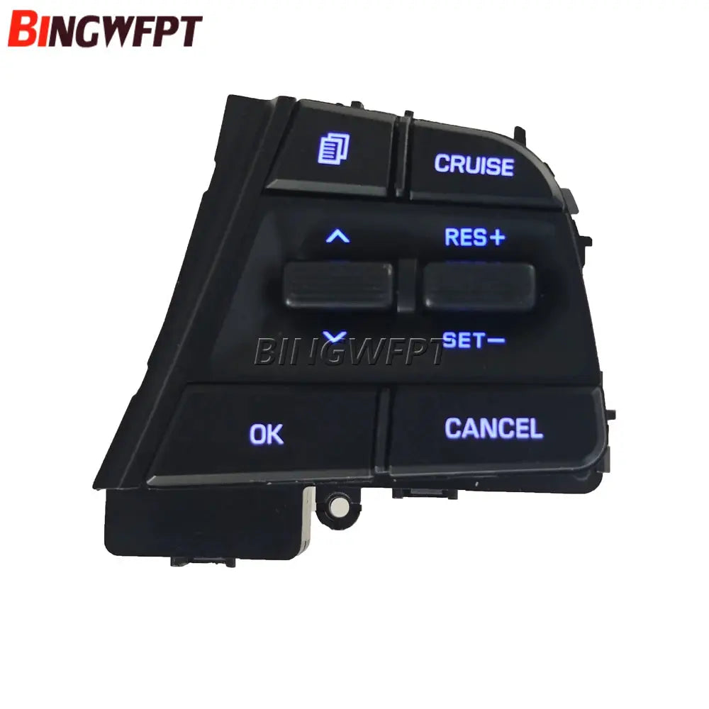 Cruise Control Switch With blue Backlight for Hyundai Accent 1.6L 2019 2020 2021 2022 by InterCyprus Trading Ltd