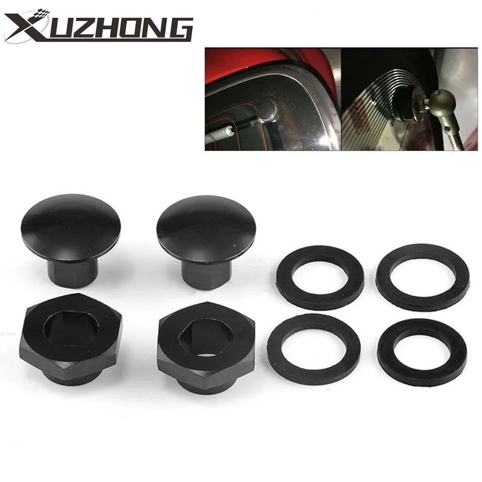 Bakfönster Glas Stötdämpare Sats för Honda Civic 92-95 EG Hatchback Aluminium LBJ-1002 Par