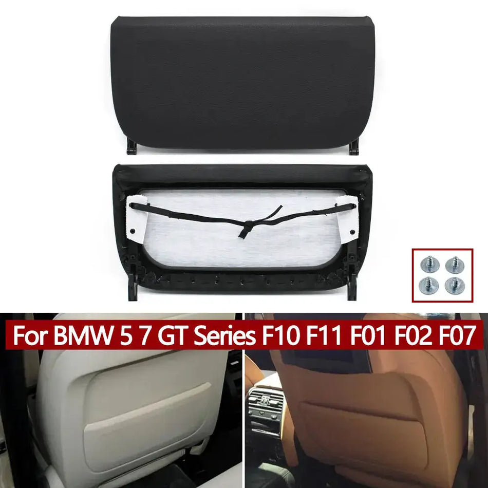 Car Left Right Seat Back Panel Leather Backrest Storage Pocket Cover For BMW 5 7 GT Series F10 F11 F01 F02 F07 2009-2013 by InterCyprus Trading Ltd
