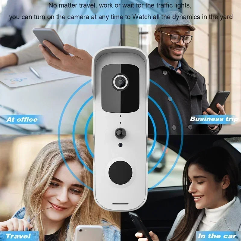 Smart Video Doorbell Tuya 1080P &ndash; Waterproof Night Vision