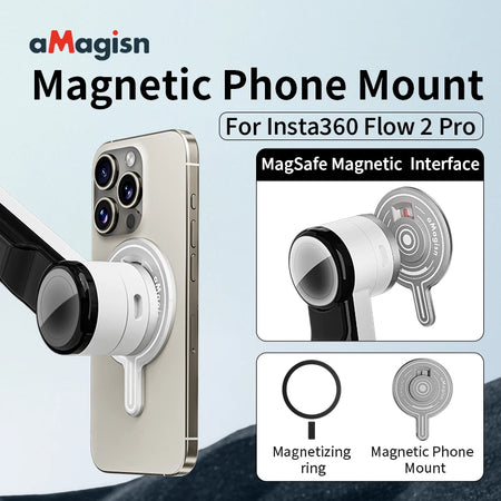 Magisn Magnetic Mount for Insta360 Flow 2 Pro &ndash; MagSafe