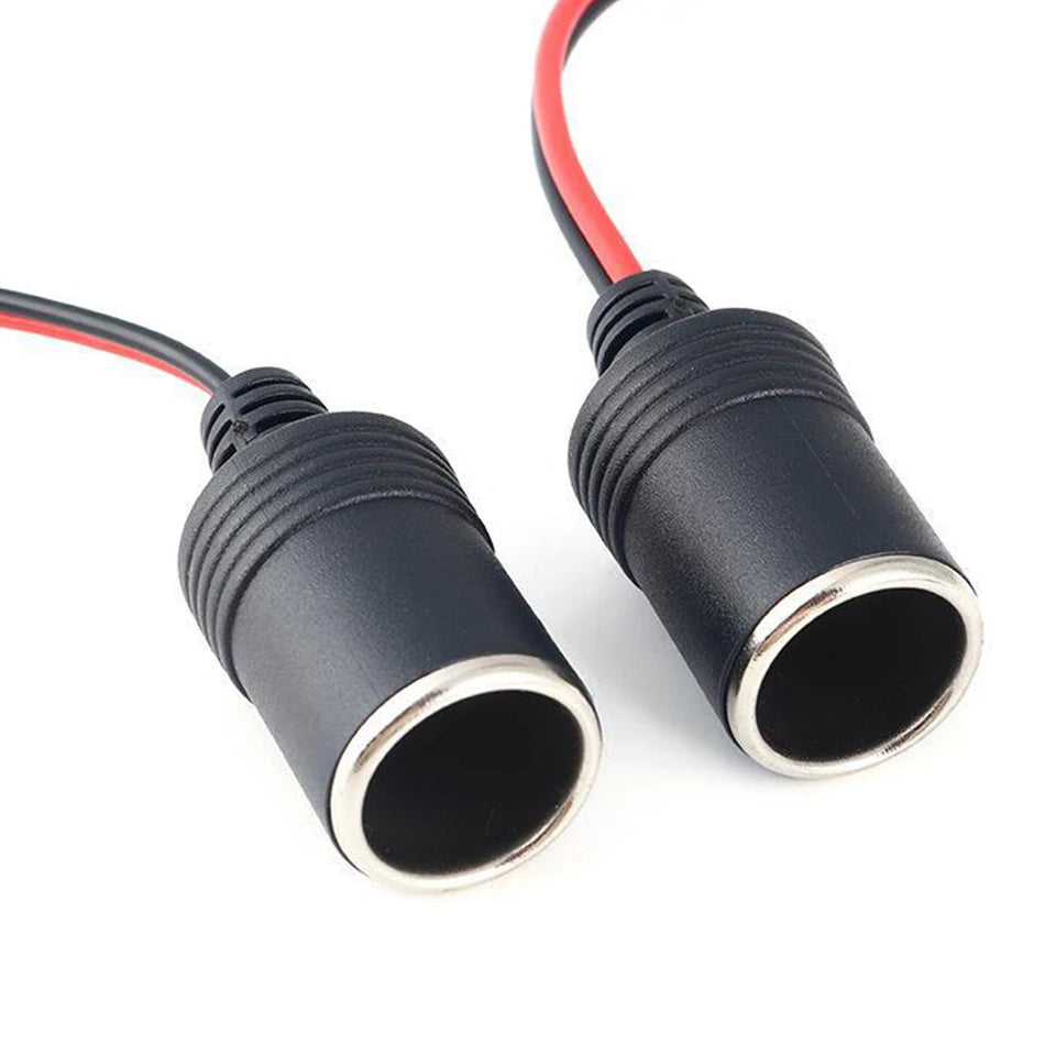 Universele adapter voor sigarettenaansteker in de auto met kabel van 30 cm