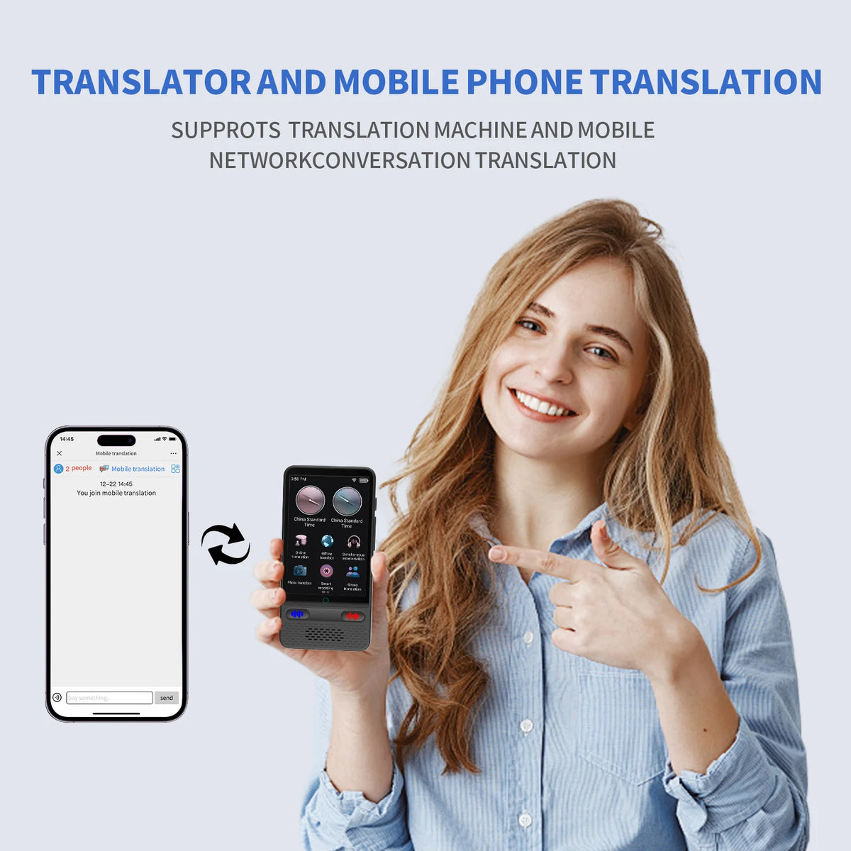 Language Translator S85 &ndash; Real Time Voice Translation