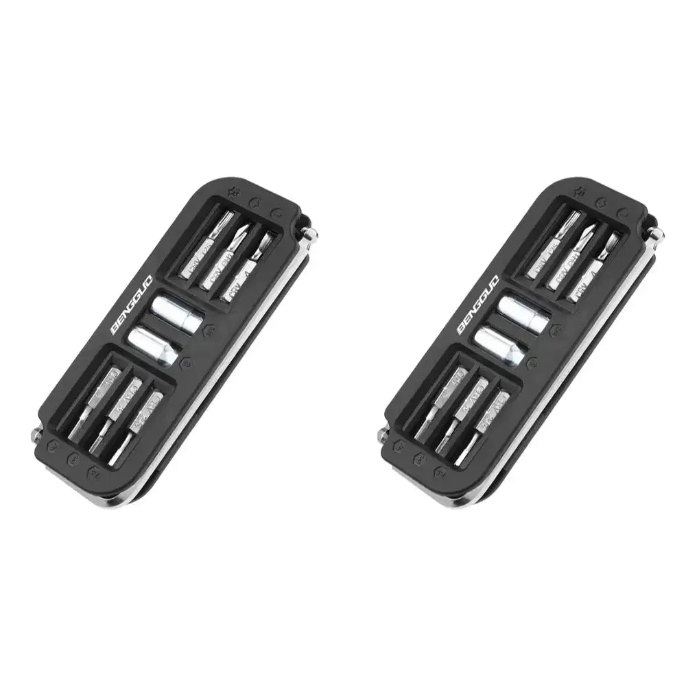 10-In-1 Bicycle Multi-Tool Portable Socket Set For Repair 2PCS