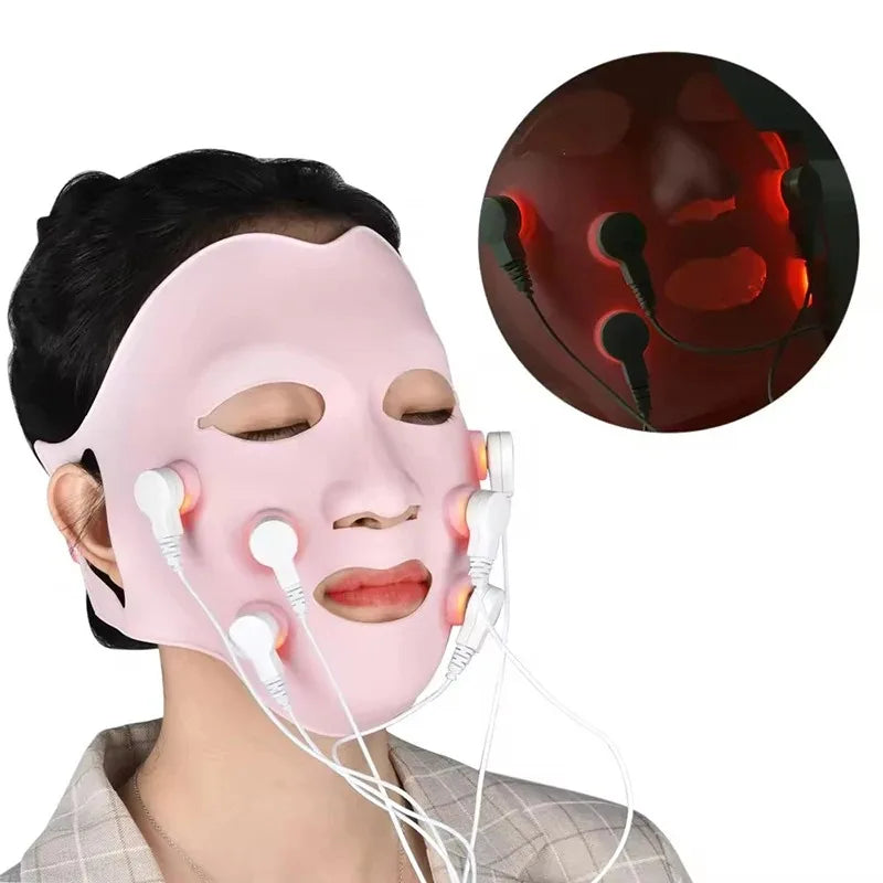 New 3D Silicone LED Facial Mask &ndash; Red Light Massager