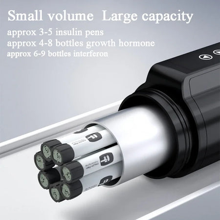 Portable Auxin Insulin Refrigerated Cup Box - Touch Screen