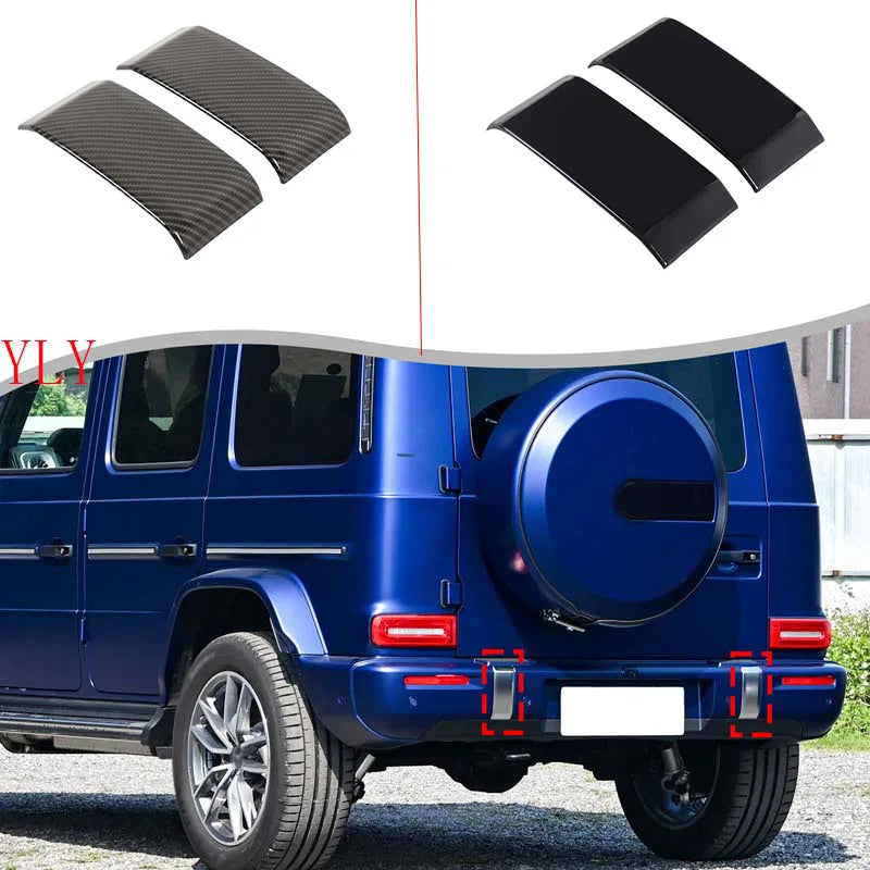 Mercedes G Klasse W465 ABS Carbon Fiber Bumper Sticker 2Stuks