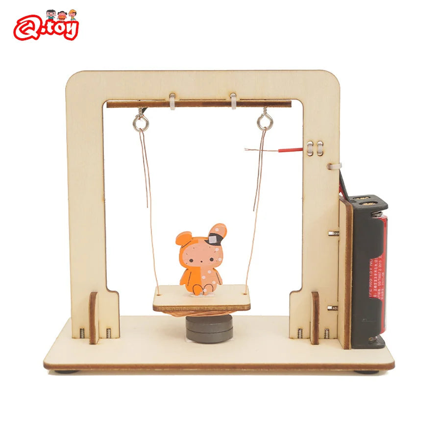 Kit STEM de Modelo de Balanço Eletromagnético DIY para Educação Infantil