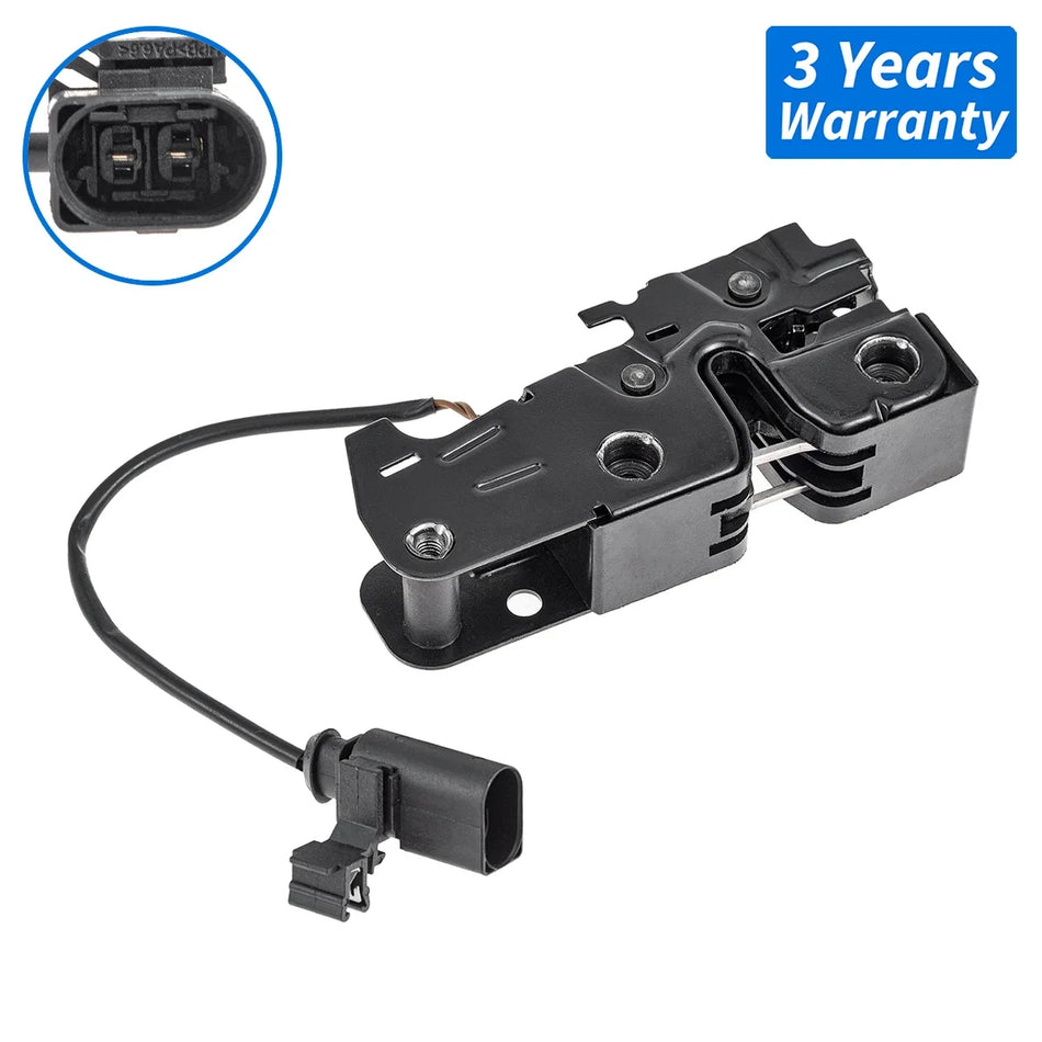 Plastic and Metal Lower Engine Hood Lock Latch Direct Fit for Audi Q7 2006 to 2015 4LB 3.0T 3.6 4.2T 6.0T