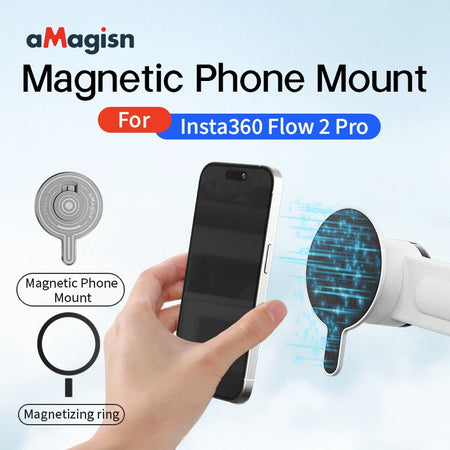 Magisn Magnetic Mount for Insta360 Flow 2 Pro &ndash; MagSafe