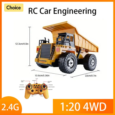2025 New 4WD RC Alloy Dump Truck &ndash; Durable Alloy Build