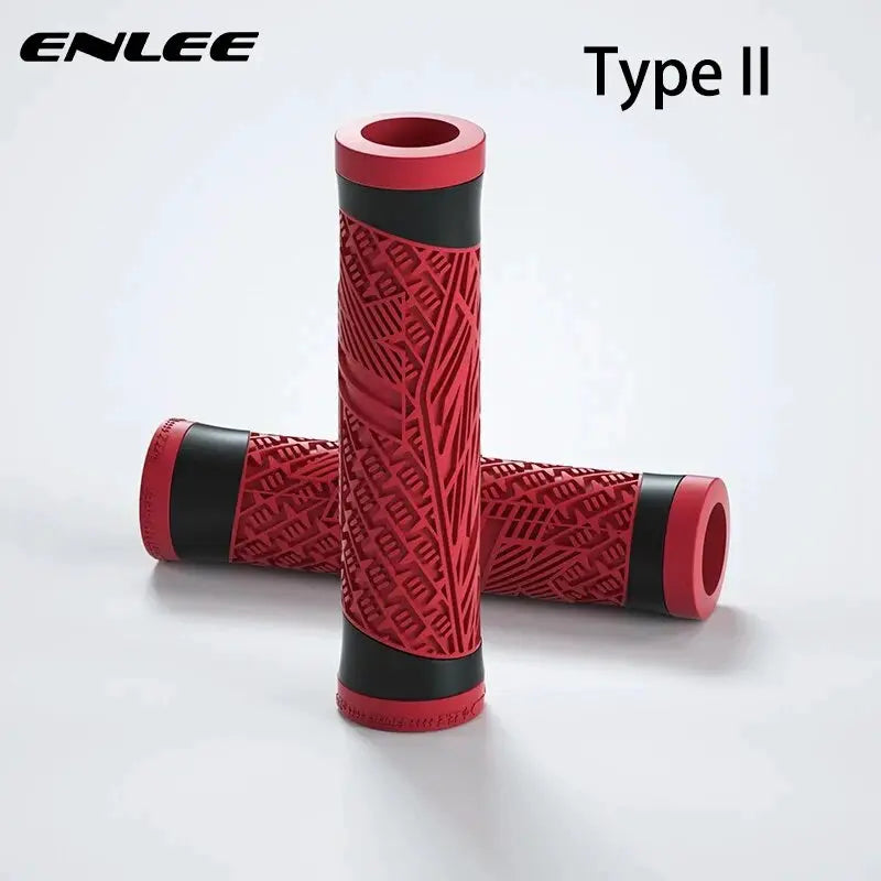 ENLEE Mtb Bike Grips Handle Flat Handlebar Bicycle Silicone Mountain Bicycle Handlebar Covers Soft Ultralight Grips Accessories by InterCyprus Trading Ltd