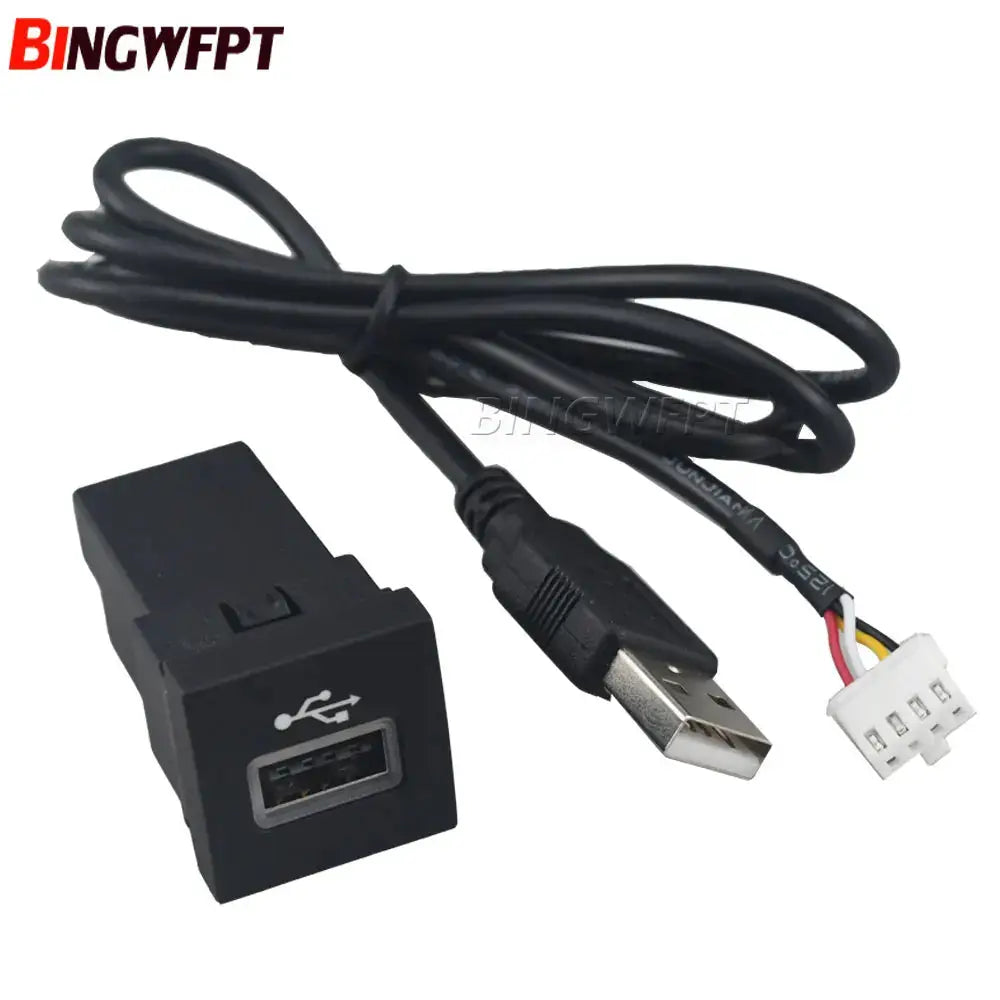 Auto Audio Radio U-disk Flash Quick Charger USB Input Adapter Socket Interface For VW Golf 6 Jetta 5 MK5 Scirocco 2006-2012 by InterCyprus Trading Ltd
