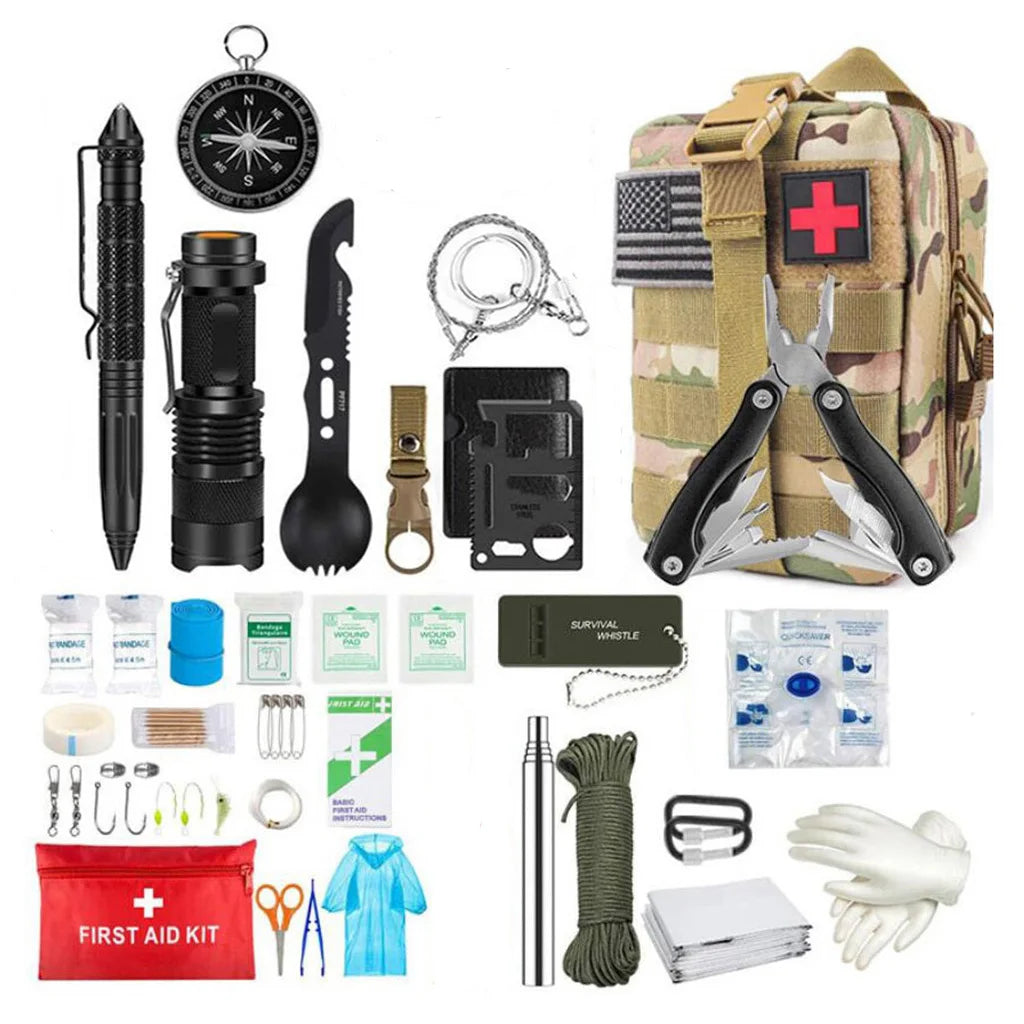 Survival First Aid Kit IFAK Adventures Bag &ndash; All Weather CP Set