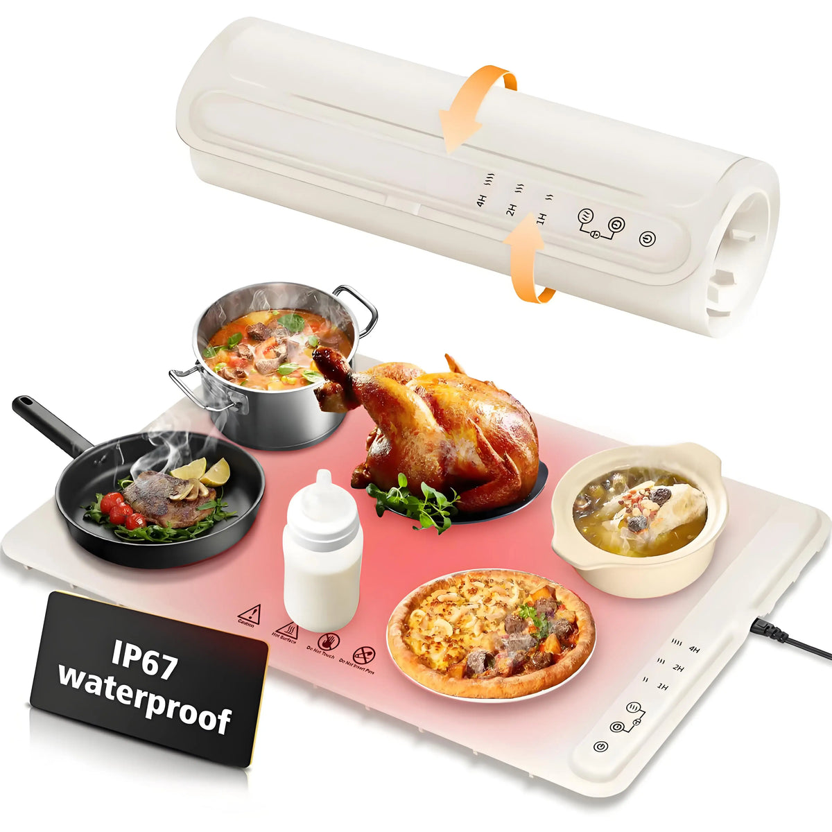 Electric Food Warmer Plate - Constant Temp Heating Plate
