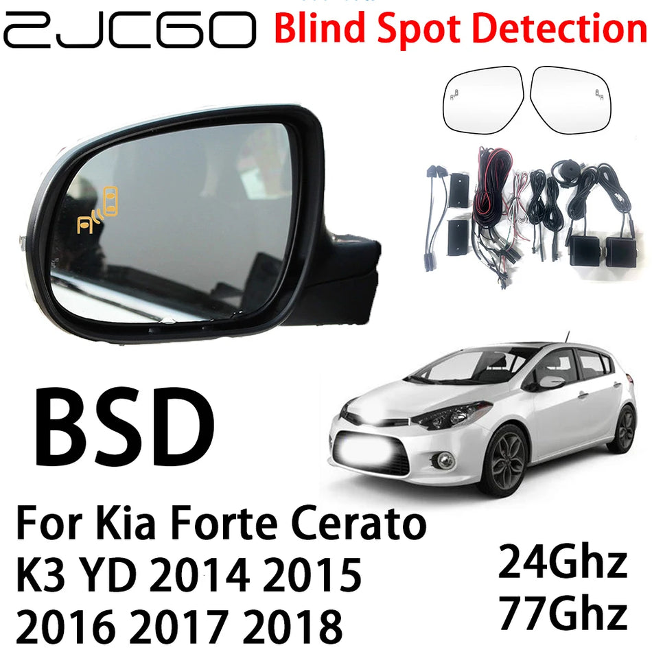 Sistem opozarjanja na radar z zaznavanjem mrtvih kotov za Kia Forte K3 Cerato (YD) 2014–2018