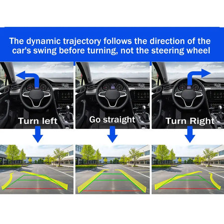 4K AHD 1080P Dynamic Reverse Camera For Range Rover Freelander 2 Mondeo Zhisheng Focus Trunk Handle Backup Camera Night Vision by InterCyprus Trading Ltd