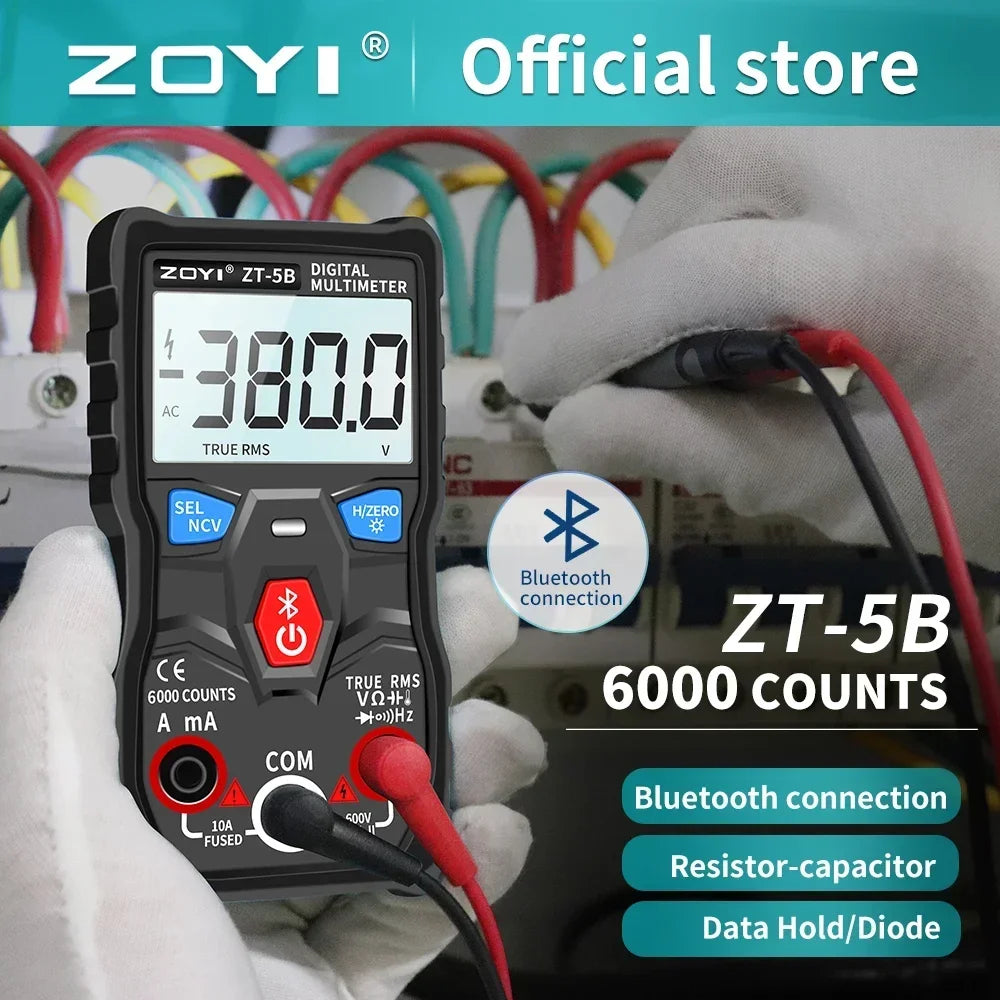 ZOYI ZT-5B Digital Multimeter &ndash; Auto-Ranging True RMS