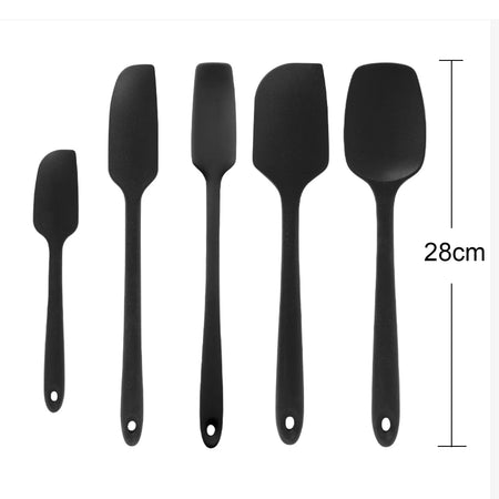 Silicone Kitchenware Cooking Set &ndash; Eco-Friendly Non-Stick Utensils 5pcs