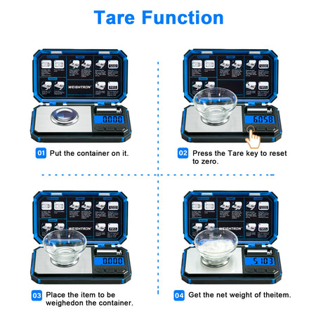 TU-50-BLU Jewelry Scale &ndash; Ultra-Precise 0.001g Readings