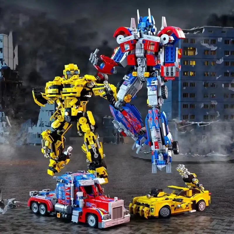 Toylinx 2 In 1 Deformation Robot Mecha Building Blocks Set