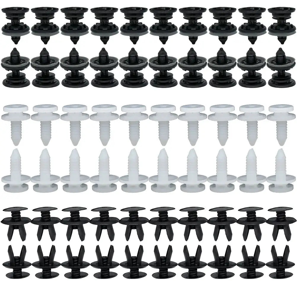 120x For VW Transporter T4 T5 T6 Car Trim Lining Clips Bumper Retainer Auto Engine Undertray Cover Fastener Plastic Push Rivets by InterCyprus Trading Ltd
