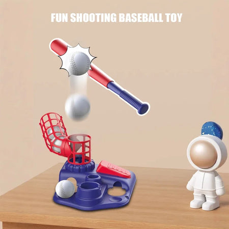 3In1 Kids Baseball Toy Set &ndash; Auto Launcher With Height Adjust