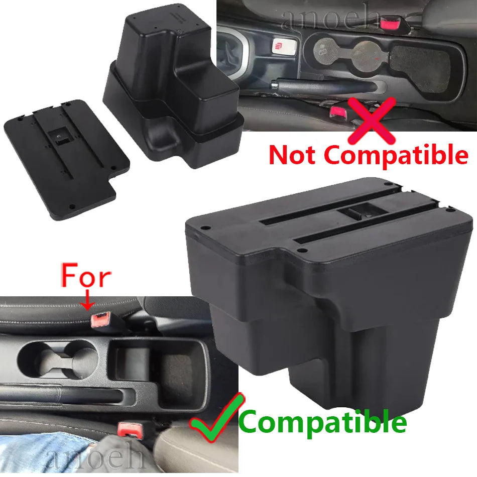 For KIA RIO Armrest Box For KIA STONIC Cerato Car Armrest Europe South Retrofit parts Storage Box Car Accessories 2015-2022