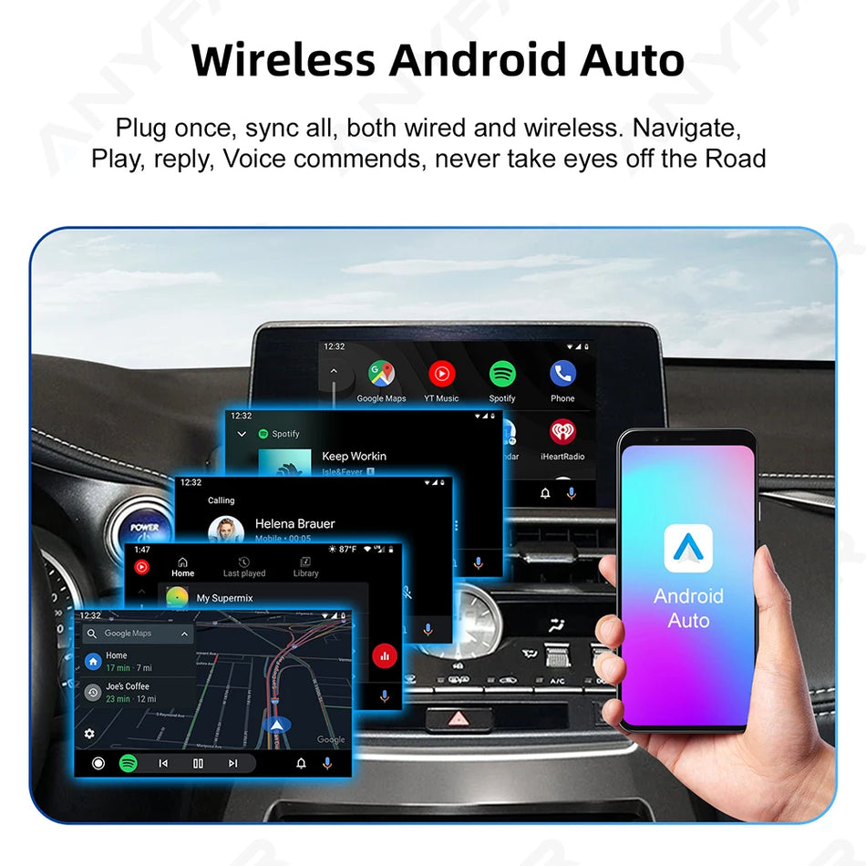 Kit de retrofit wireless CarPlay Lexus pentru NX, RX, IS, ES, GS, RC, CT, LS