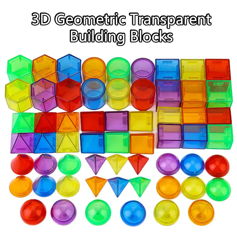 YLL01025 Transparent Blocks &ndash; Educational Light Table Play