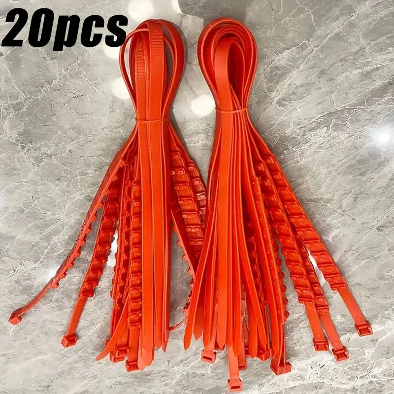 Disposable Anti-Skid Straps for Tires - Winter Traction 20pcs
