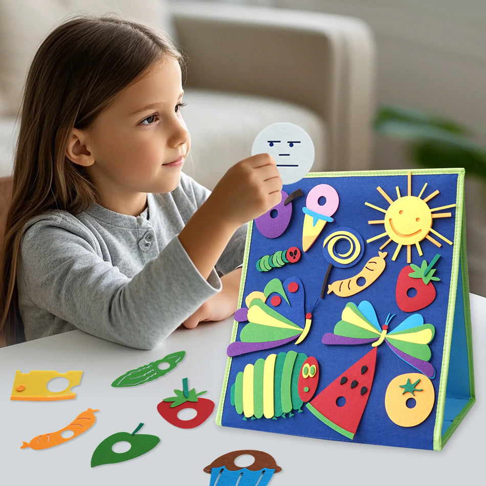 Foldable Felt Display Board &ndash; Sturdy Stand and Easy Hang