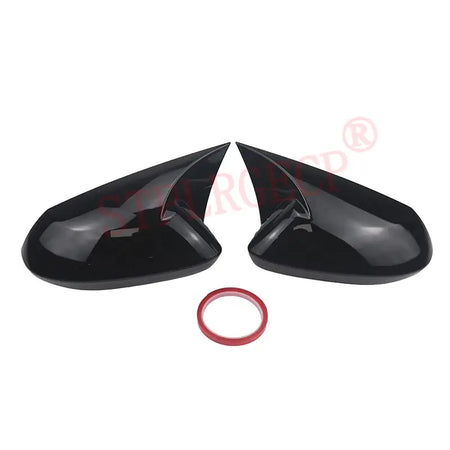 For Toyota Corolla E210 GR 2018-2023 2024 2025 Rearview Side Wing Mirror Cover Cap Glossy Black Add-on M Style Shell by InterCyprus Trading Ltd
