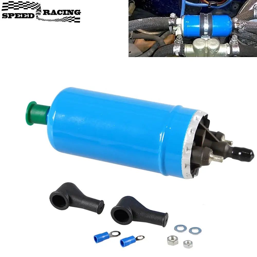 Universal Inline High Pressure Electric Fuel Pump 12V & Installation Kit For Benz Renault BMW Alfa Peugeot Opel OEM 0580464038 by InterCyprus Trading Ltd