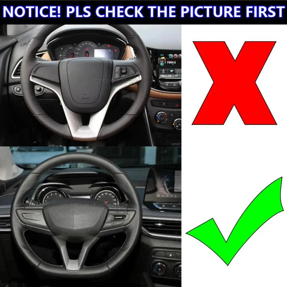 1Pair Steering Wheel Volume Phone Cruise Control Switch Left + Right Button With Backlight For Chevrolet Trax Tracker 2019-2023 by InterCyprus Trading Ltd