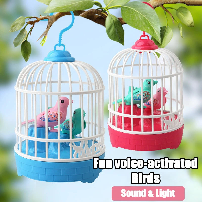 Funny Electric Voice Controlled Bird &ndash; Interactive Sound and Light Simulation