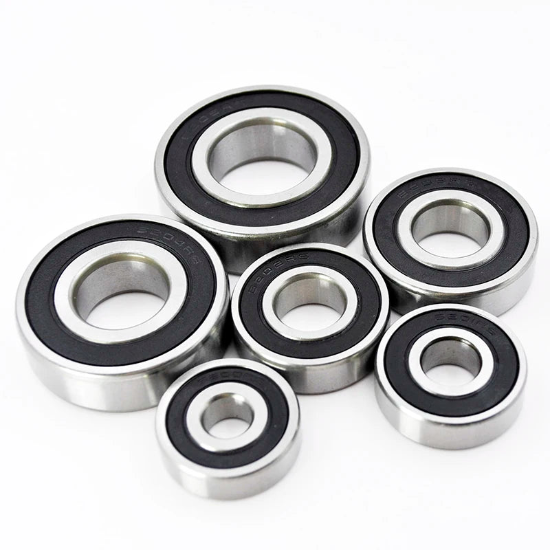 6200 Series Chrome Steel Bearings 2RS &ndash; Grease Lubricated