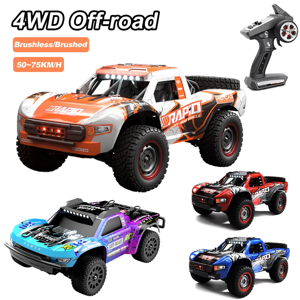 Q130 1:14 4WD RC Car &ndash; LED Headlights for Night Driving