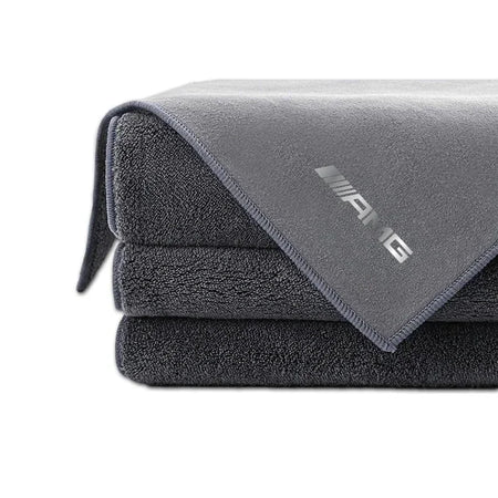 High-Quality Suede Glass Cleaning Cloth - Absorbent &amp; Traceless for Mercedes Benz Models (AMG GLC GLE GLB GLS W204 W205 W203 W211 W212 W213)