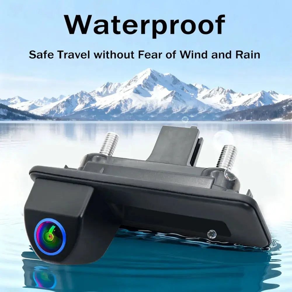 4K 1080P AHD Car Trunk Handle Reverse Backup Camera Dynamic Trajectory For VW Skoda Octavia 2 3 A5 Fabia Yeti Superb Audi A1 A3 by InterCyprus Trading Ltd