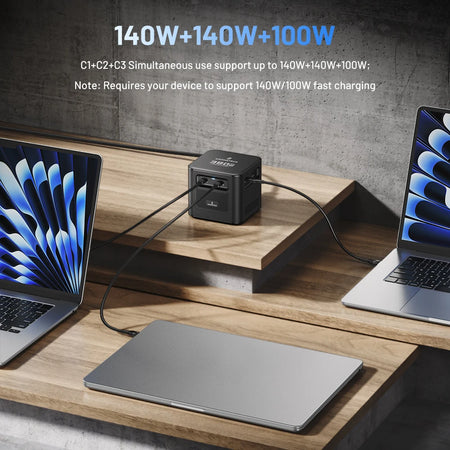 ASOMETECH 380W GaN Charger &ndash; Ultra-Fast Multi-Port Charging