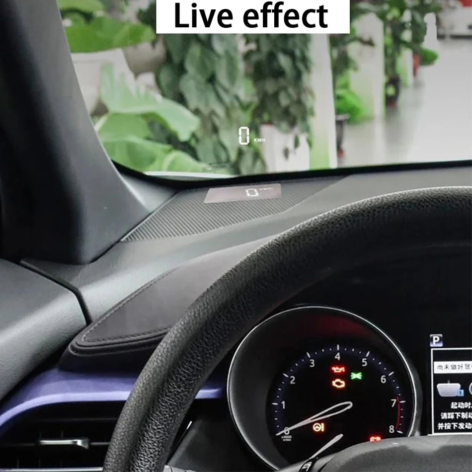 Οθόνη Head Up 5-Ιντσών Ενσύρματη HUD Με Προβολή Ταχύμετρου Και Ανάγνωση Πίνακα Για Toyota C-HR